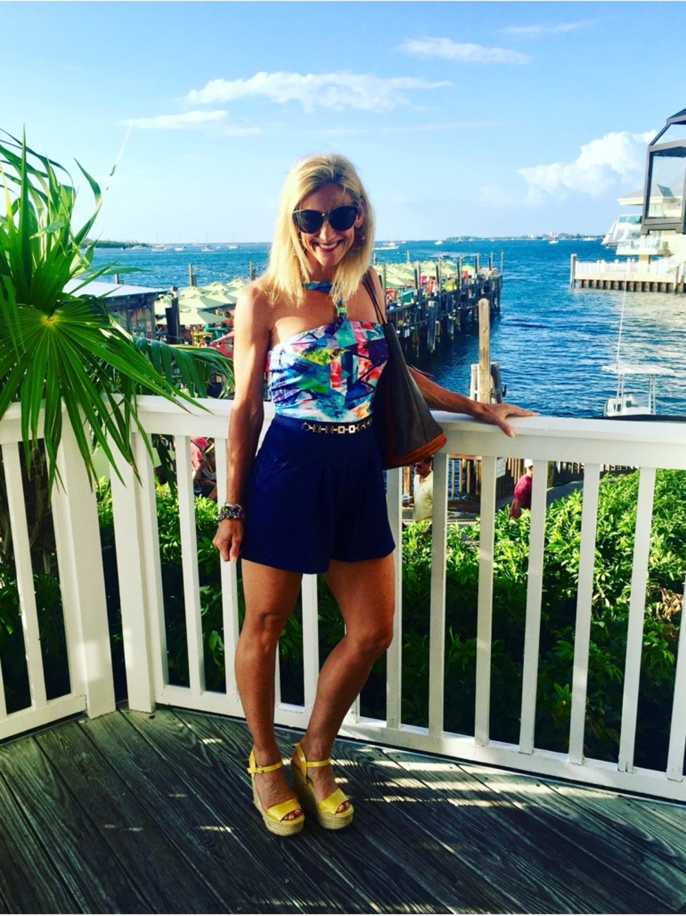 Women's Navy High-Waist Shorts - Classic Summer Staple